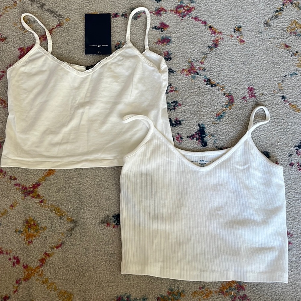 WHITE TANK TOP BRANDY BUNDLE